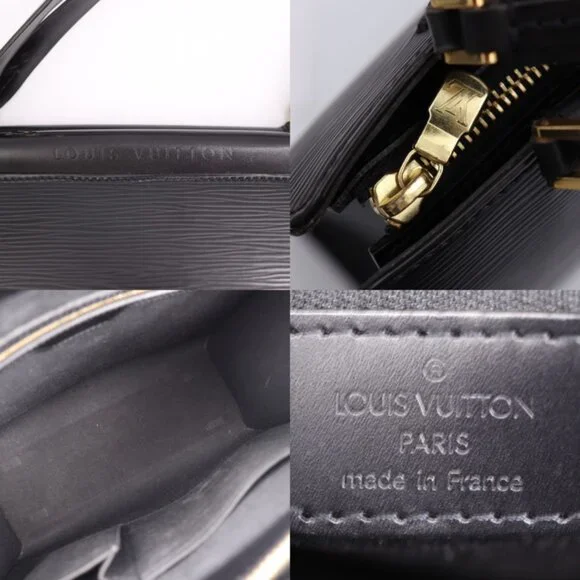 LOUIS VUITTON Black Leather Tote Bag - Picture 9 of 9